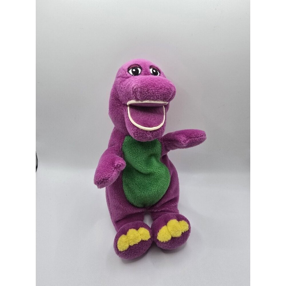 Vintage Barney & friends Small Plush Barney The Dinosaur Beanie Bag
